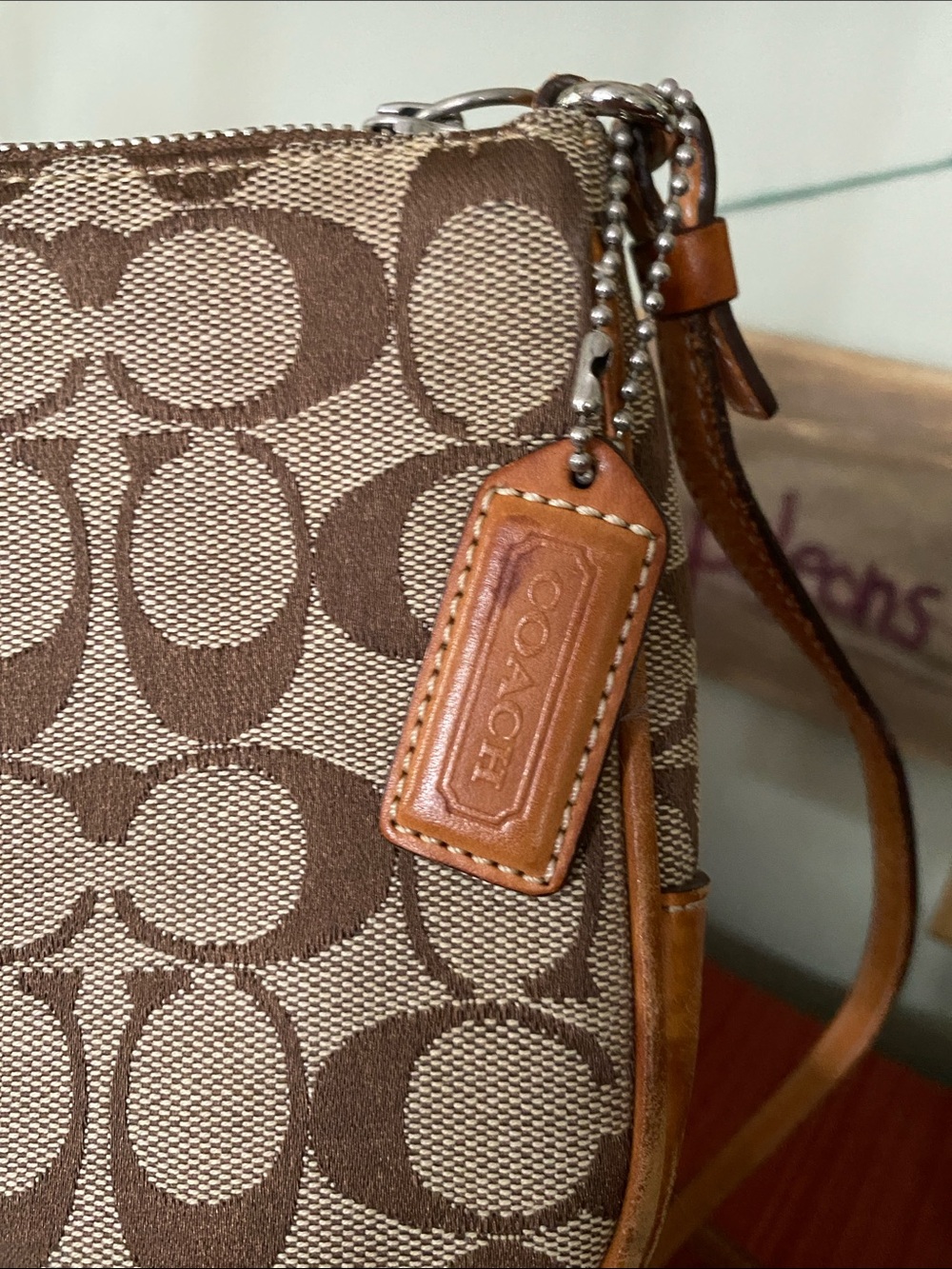 Coach Signature Slim Demi Zip Shoulder Bag - Vintage 2002 - Picture 4 of 15